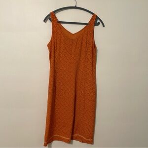 3/$24 💚 GAP Orange Knee-Length Sleeveless Shift Dress